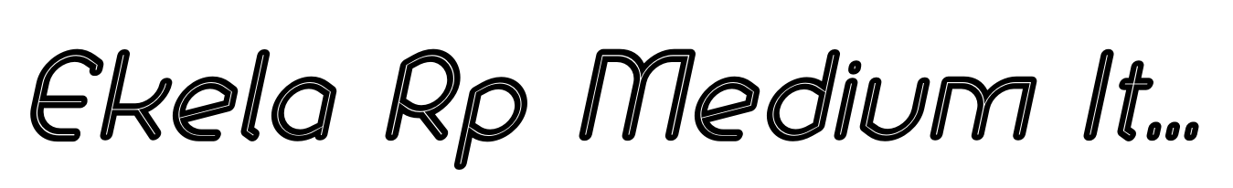 Ekela Rp Medium Italic